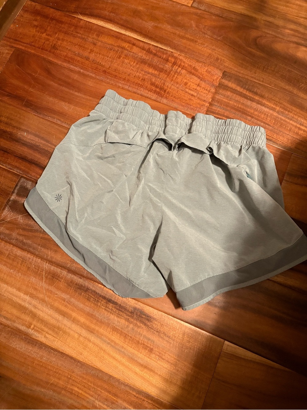 Athleta Gray Running Shorts Women’s Small Athletic Workout Liner Cut (0361)